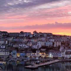 Luxury dog friendly home in Brixham harbour with sea views and free parking