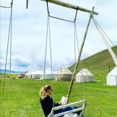 Yurt Camp Azamat at Song Kol Lake