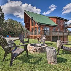 Piney Creek Mountain-View Cabin with Wraparound Deck