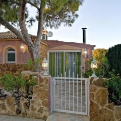 2 bedrooms house with shared pool furnished terrace and wifi at Elx 6 km away from the beach