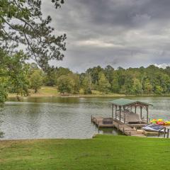 Waterfront Greenwood Getaway with Deck and Grill!