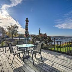 Waterfront Lake Champlain Home with Fire Pit!
