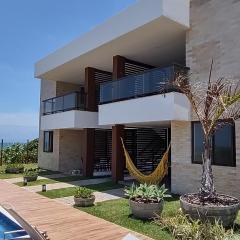 Amável Village de 2 suites, pé na areia em Itacimirim, Praia do Forte, Bahia