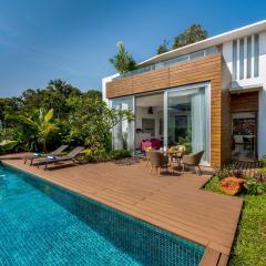 La Maroma 3 BHK Splendid Villas in Anjuna - Pvt Pool- Garden & Caretaker