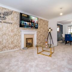 WILLIAM HOMES - COOMBE ABBEY, Free Parking, King BED, NETFLIX & Pool Table