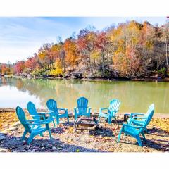 Classic Lake House Lakefront with Fire Pit and Dock