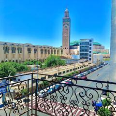 Sab 8 - Amazing view. 2 bedrooms in front of the mosque Hassan. Perfect location