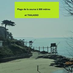 location située à 300 mètres de la thalasso de Pornic et des plages