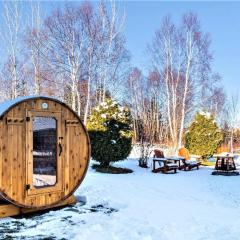 Spa, sauna et foyer : Le Phare de Baie-Saint-Paul
