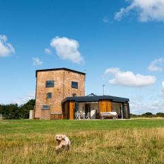 The Hexagon, wow what a location, views over the Essex marshes and sea