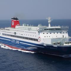 Meimon Taiyo Ferry 1st sailing from Kitakyushu to Osaka