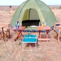 Amanya Double Pitch Tent with Mt Kilimanjaro View