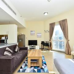 Relaxing Furnished Studio near DIC Metro, Barsha Heights - ALIA