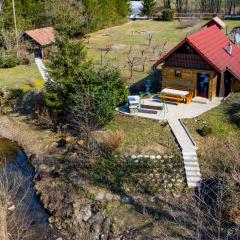 Wooden Cabin Zurej with Hot Tub