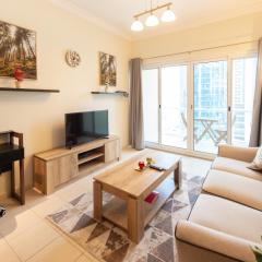 Elegant and spacious 1bed with 2 balconies in JLT