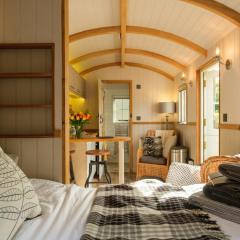 Piano Forte - delightful rural shepherd hut & hot tub available !