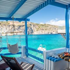 Aquanis Anchored, sea front house, Firopotamos