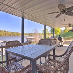 Lakefront Abode with Dock about 15 Mi to Talladega!