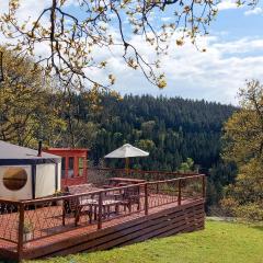 Cae Mawr Yurt Off-Grid Glamping