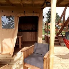 Tente Cabane du Camping Hautoreille