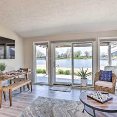 Lakefront Bellevue Home Private Beach and Fire Pit!