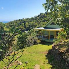 Traditional West Indian cottage on Good Moon Farm