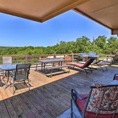 Vian Getaway with Lake Tenkiller Views and Deck!