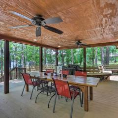 Pet-Friendly Lake Oconee Cabin with Boat Dock!