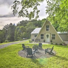 A-Frame Cabin with Hot Tub 5 Mi to Waterford!