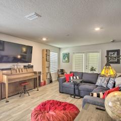 Musical Pensacola Home with Fire Pit and Grill!