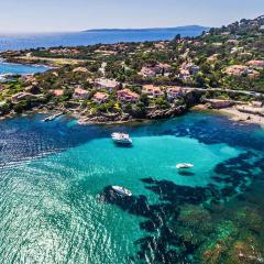 Les Issambres, appt 4 personnes, vue mer sur la Baie de Saint Tropez et le Golfe de sainte Maxime