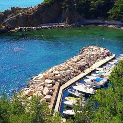 Le Paradis Bleu Calanque de Figuières, paddle et veranda