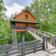 Sky's the Limit Treehouse Near Helen, Georgia