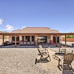 Bullhead City Oasis with Fire Pit and Mtn View!