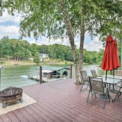 Waterfront Getaway with Fire Pit and Game Room!