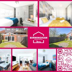 Large 6 Bedroom Contractor House - 9 Beds, 3 Bathrooms & Driveway, by NEC, JLR and HS2 Contractors by Birmingham Contractor Stays