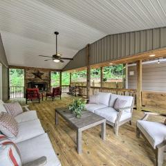 Blairsville Tiny Home with Covered Furnished Deck!