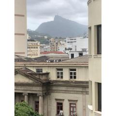 Centro da cidade com vista para o Cristo