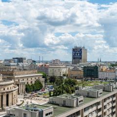 Śliska 3 - studio - 100m od Złotych Tarasów oraz 200m od Dworca Centralnego, piękny widok na panoramę Warszawy - Wifi - Smart TV 55 cali - Better Rental