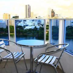 Apartamento con vista al laguito y al mar