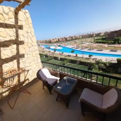 Chalet Marina Wadi Degla Families Only Pool view 2nd floor 6 adults