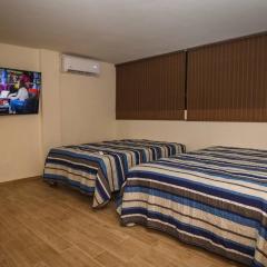 habitacion, tipo hotel 4 personas aire acond, independiente, nuevo TV smart 60 pulgadas D9