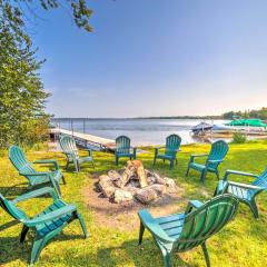 Crivitz Lakefront Escape with Boat Dock and Slip!