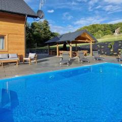 Comfortable holiday home with a swimming pool for 12 people