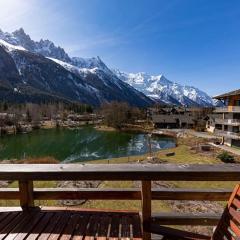 Modern 2BR 5* pool gym spa garage Mont-Blanc view