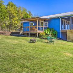 Granvilles Blue Cottage Porch and River View!