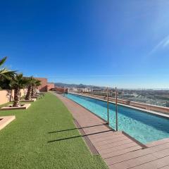 Sky Garden & seasonal pool views by ELE Apartments