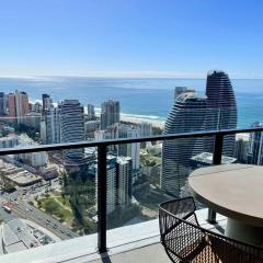 Broadbeach Luxury OceanView 2beds apartment 49F