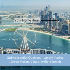 Lovely Marina 1BR w/ Marina Views and walk to beach