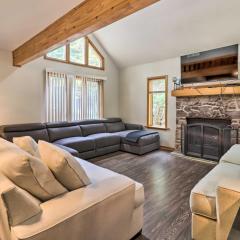 Hot Tub and Game Room Peaceful Poconos Home!